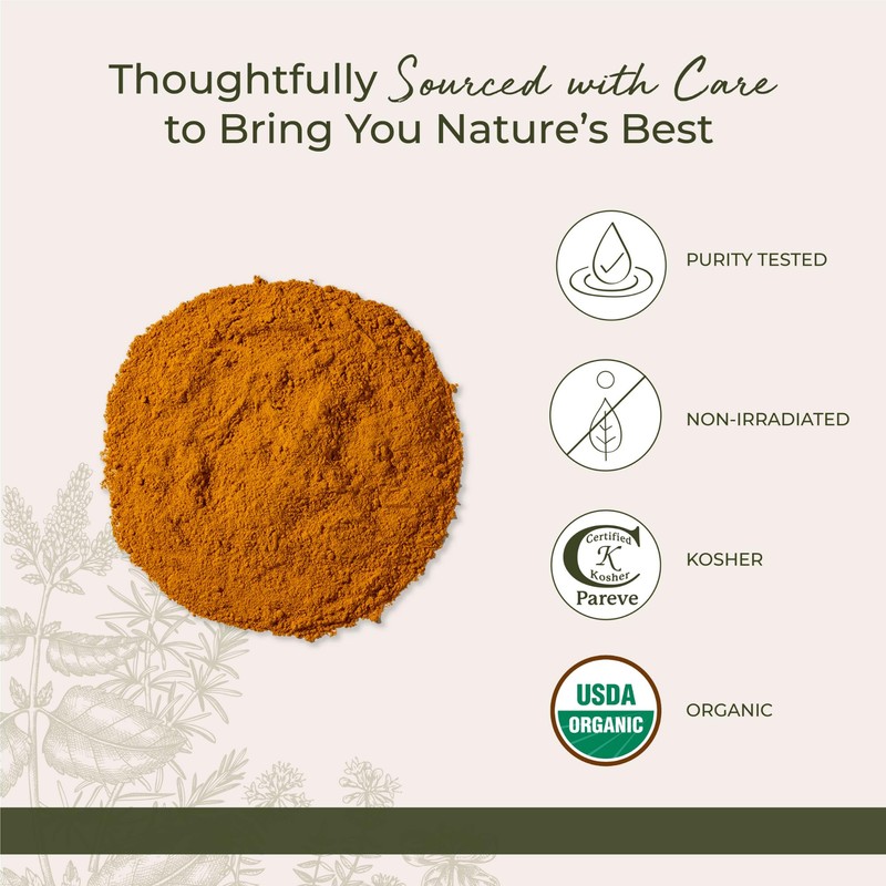 Starwest Botanicals Organic Ground Turmeric Root Powder - Curcumin Spice