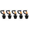 5PCS G1/2 Male Thread Rotating Sprinkler Head Misting Nozzle for