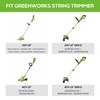 Greenworks 0.065" Single Line Auto-Feed String Trimmer Spools (6-Pack) +