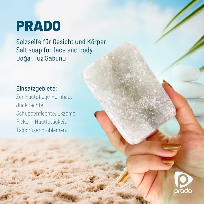 Face & Body Salt Soap Hand Created Salt Soap Skin