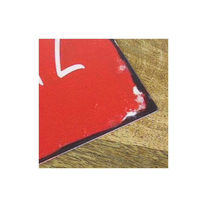 Macosa SA89232 Decorative Sign Favourite Place Red Iron 28 cm