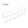 6-Hook Under-Shelf Mug Holder for Kitchen Storage – Slide-On Stainless