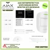 AJAX MotionProtect Plus White Wireless Motion Detector with Microwave Sensor