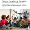 Welcome Garland, Welcome Home Banner Decoration, Welcome Home Banner, Welcome