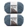 Bernat Blanket Stormy Green Yarn - 2 Pack of 300g/10.5oz