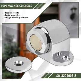 Prez Tope Puerta Magnetico Inoxidable Varios Estilos