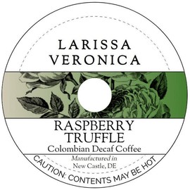 Raspberry Truffle Colombian Decaf Coffee (Single Serve K-Cup Pods) (Gourmet, Naturally Flavored, Whole Coffee Beans) (12 pods, ZIN: 574348) - 3 Pack