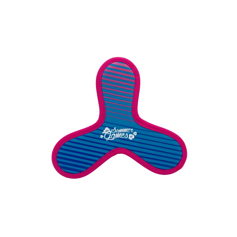 SUMMER GAMES Neoprene Triangle Frisbee Set 23cm Diameter Set of