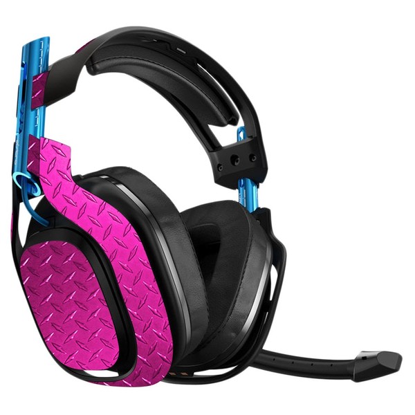 MightySkins Skin Compatible with Astro A50 Gaming Headset - Pink