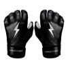 BRUCE BOLT Chrome Series Short Cuff Black Batting Glove -