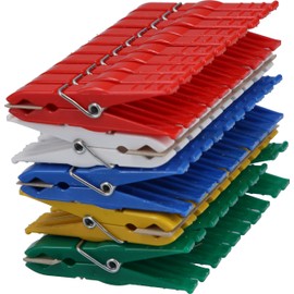 Heckelmann Helo Clothes Pegs Made of Luran Extra Strong Pack of 50