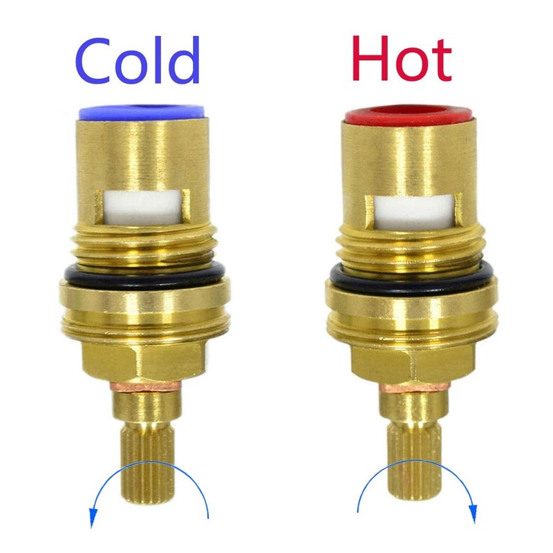 Huashan Replacement Brass Ceramic Disc Stem Cartridge Faucet Valve Quarter