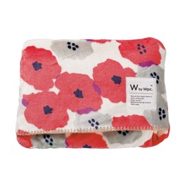 World Party W082-085 4-Way Cushion Blanket, Peony Red, 39.4 x 27.6 inches (100 x 70 cm)