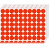 1400 PCS Red Dot Stickers Round Coding Labels Circle Dots