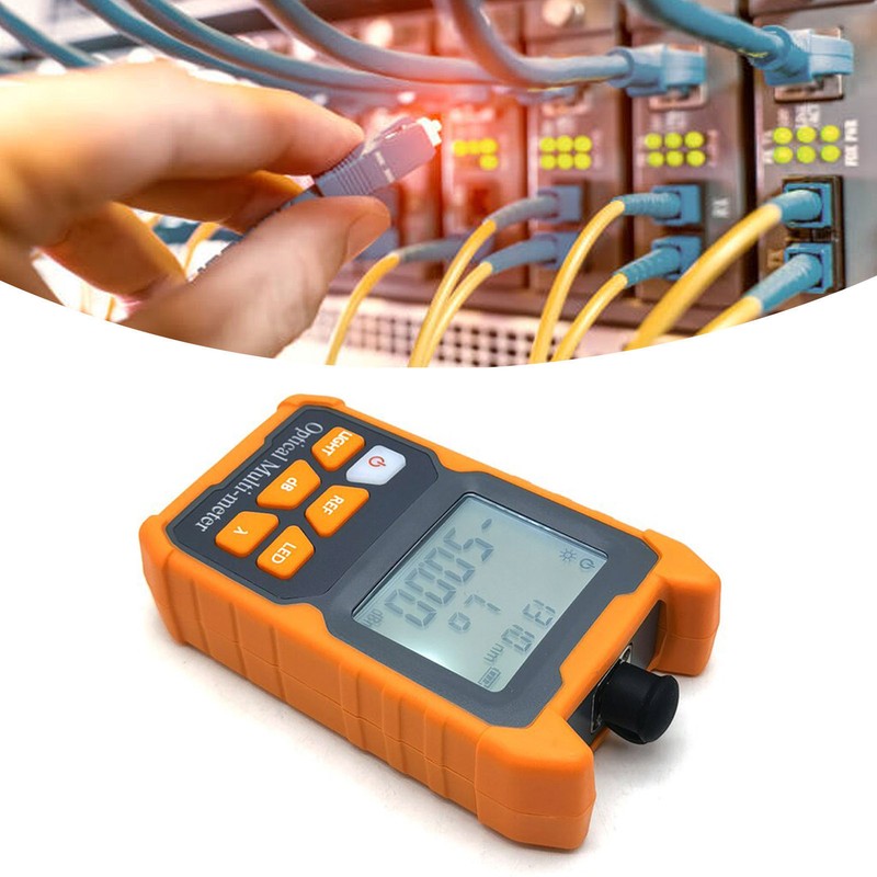 Optical Power Meter ‑50‑26dbm Portable Fiber Optic Tester FC SC