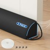 MAGZO Door Draft Stopper 30 Inches, 2 Pack Weighted Triangular