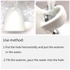 Dahey Drinking Water Feeder Ceramics Slient Bottle Waterer Automatic Small