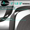 TECEUM 1.5 Inch Webbing – Charcoal – 10 Yards –