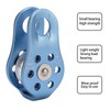 Climbing Single Pulley Al Mg Alloy Fixed Eye Single Rope