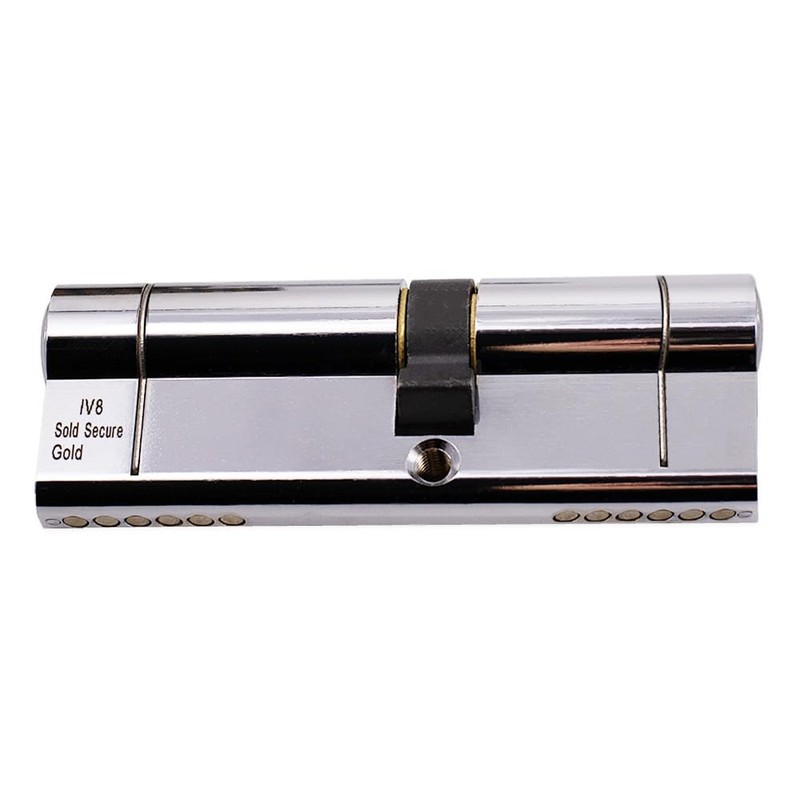 Euro Cylinder Door Lock Chrome - BSI TS007 Sold Secure