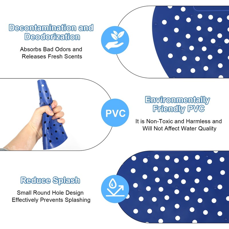 12 Pcs Urinal Screen Scented Urinal Screen Deodorizer Mats Anti-Splash