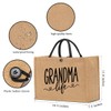 Grandma Gifts Practical Gifts for Grandma Burlap Tote Bag Grandma