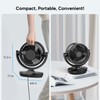 DR.PREPARE Oscillating Air Circulator Fan for Bedroom, 11.3” Height Powerful