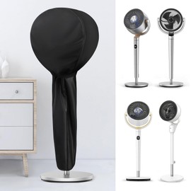 TWAKAP Fan Cover Compatible with Dreo Standing Fan,Pedestal Fan and Shark Flex Breeze Fan, Turbo Blade Fan .Fan for Bedroom Whole Protect Cover, Fans That Blow Cold air Anti-Dust Cover, Black