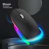 Wireless Mouse 2.4G Single Mode RGB Silent with High Accuracy