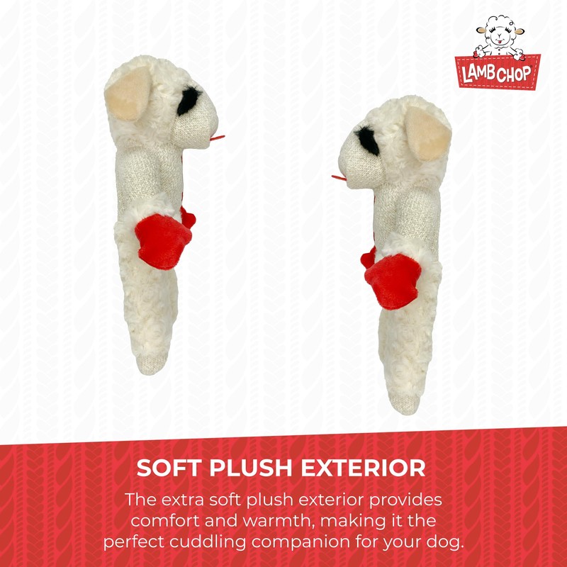 Multipet Standing Lamb Chop 13" Dog Toy