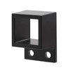 Plum Fittings Aluminum Fence Standard Wall Mount 1" x 1