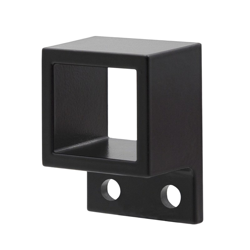 Plum Fittings Aluminum Fence Standard Wall Mount 1" x 1