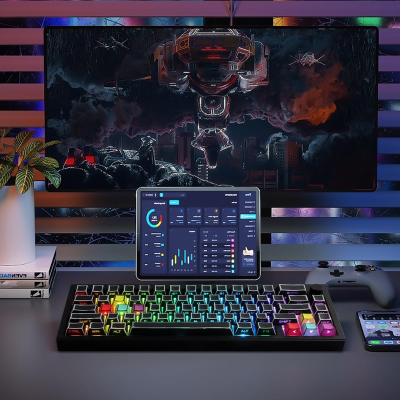 JakeTsai PBT Keycaps 128 Keys Dye Sublimation Cherry Profile Keycaps