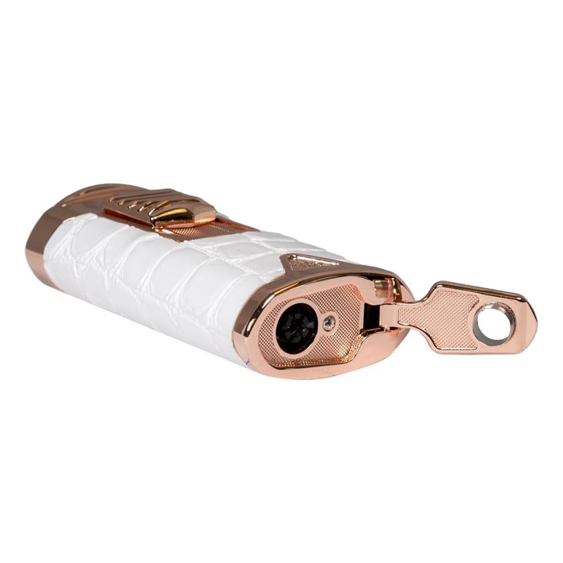 Rocky Patel Statesman Lighter - Triple Torch (Gold White)
