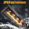 MSIZOY Front Bumper LED Fog Light Compatible With For Ford