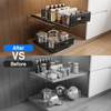 Mustorn 2 Pack Pull Out Cabinet Organizer, Slide Out Drawers