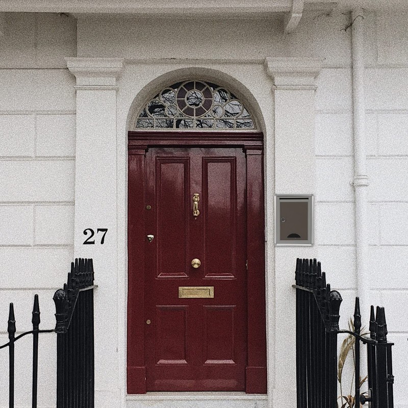 Ipetboom 1 x Aluminium Letterbox with Lock Small Suggestion Box