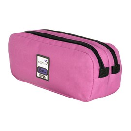 Viquel - Teknik Girl Federmäppchen, 2 Fächer, großes Fassungsvermögen, Rosa