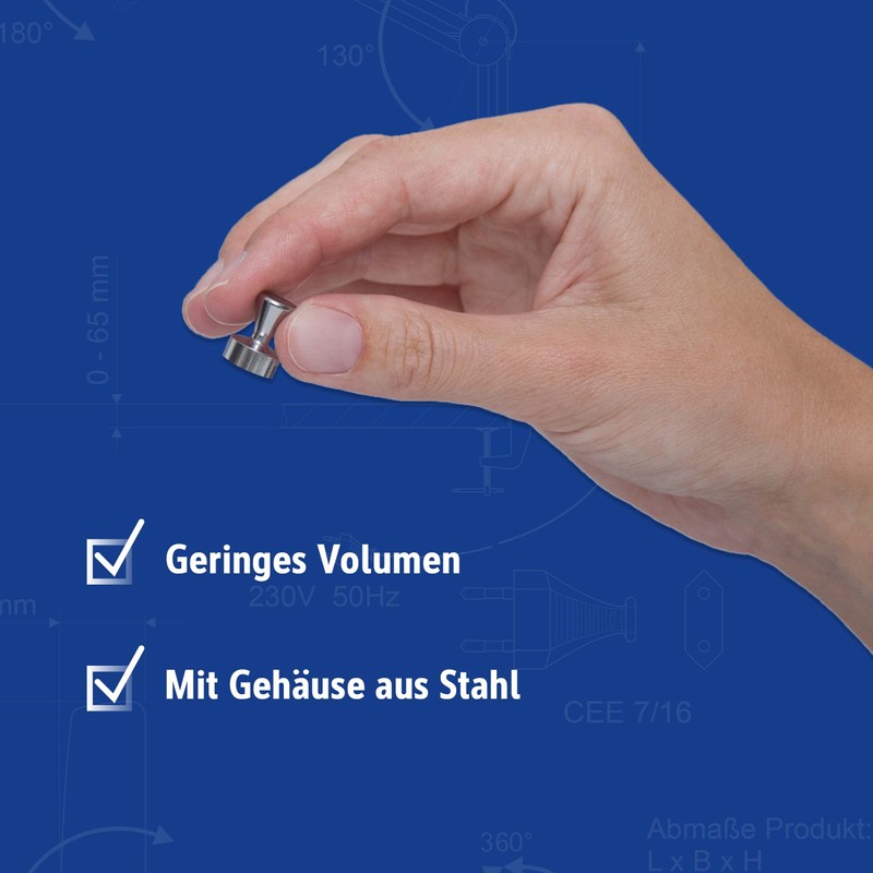 MAUL 6168696 Neodymium magnet, cone-shaped, other, 3,5 Kg