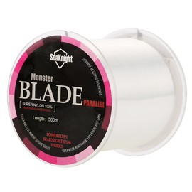 SeaKnight Blade Monofilament Fishing Line, 547Yds/ 1094Yds Japanese Material, High-Abrasion Resistance, Low-Ductility and Memory, Nylon Monofilament Line, for Fresh and Salt Water 2-35LB