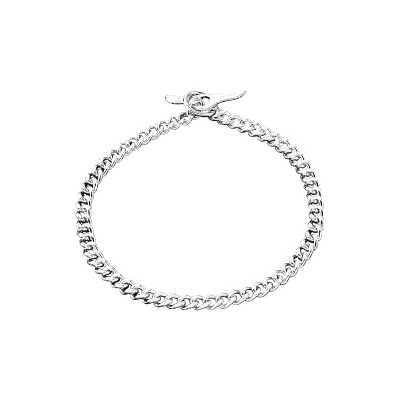 Collar Plano Mariposa En Acero 3.0 Mm / 55 Cm