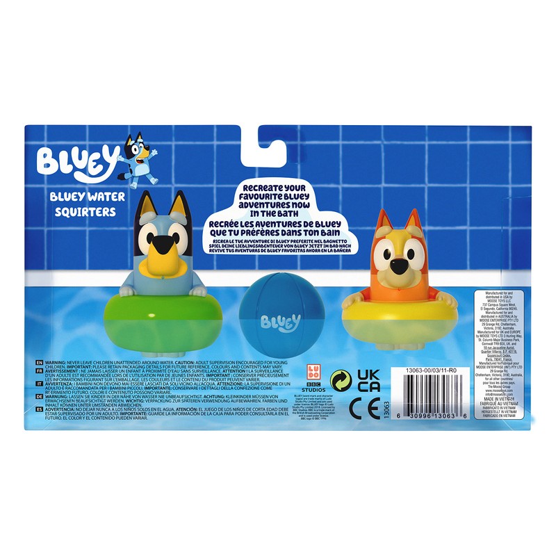 Bluey Bath Squirters 3-Pack