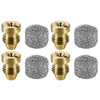 4 Pieces 1.1 mm Foam Cannon Orifice Nozzle and 4