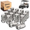 10L0L Golf Cart Wheel Lug Nuts Chrome Standard (16 Pack)