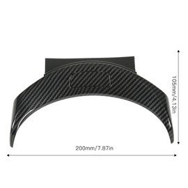 Car Interior Center Console Armrest Storage Box Release Button Switch Protective Cover Trim 2056803307 Replacement for W205 C200 C250 C300 W253 GLC260 GLC200 (Carbon Fiber)