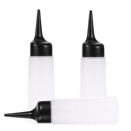 Gatuida Salon Size Hair Coloring Bottles 3pcs Refillable Shampoo Bottles for Easy Application