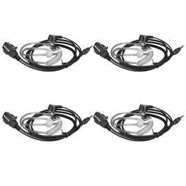 Retevis RB48 Walkie Talkies Headset with Mic 1 Pin 2.5mm, Compatible RB48 RB48 Plus RB48 Pro RT49 RT49B RT49P Two Way Radio, Acoustic Tube Two Way Radio Headset(4 Pack)