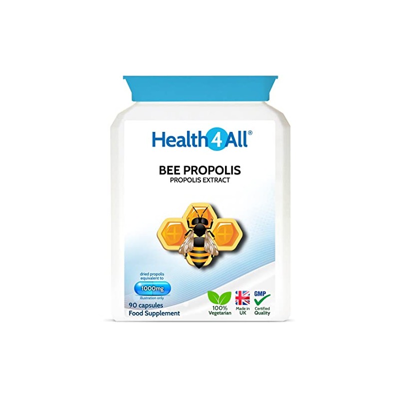 Bee Propolis High Strength 1000mg 90 Capsules (V) Immune System