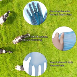 Long Sleeve Vet Gloves,Long Sleeve Veterinary Gloves,30pc Disposable Soft Plastic Film Gloves,Disposable Long Arm Gloves,Veterinary Gloves,Gloves for Livestock Insemination,Household Cleaning,90cm
