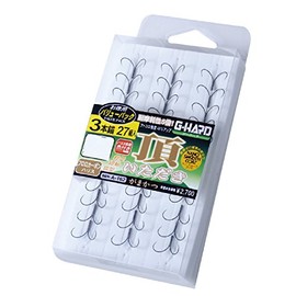 Gamakatsu Triple Hook Value Pack G Hard Crest 3 Anchors 7.5 / Harris: 1.2 27 Pairs 60058